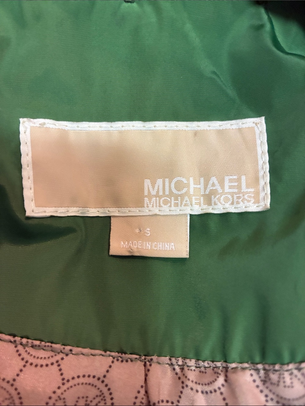 Michael Kors Green Lightweight Hooded Utility Jacket - Picture 7 of 9